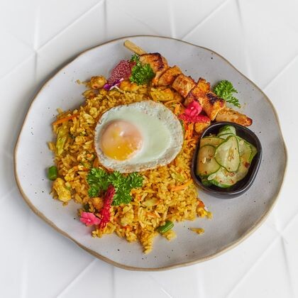 Best Nasi Goreng in Bali (Chicken Fried Rice) (GF, LF, SF)