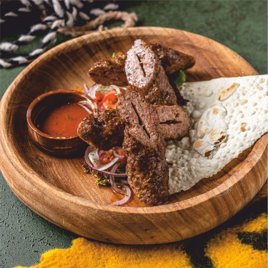 ШАШЛЫК ИЗ РУБЛЕННОЙ БАРАНИНЫ