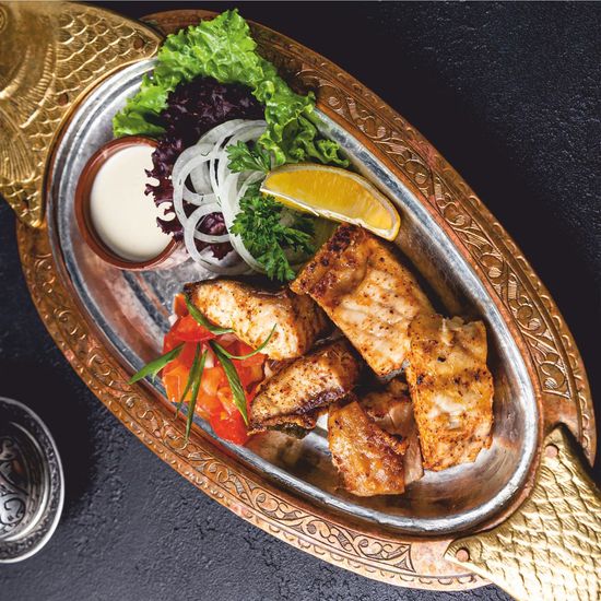 ШАШЛЫК  ИЗ ОСЕТРИНЫ