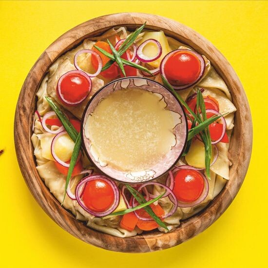 БЕШБАРМАК С РЫБОЙ