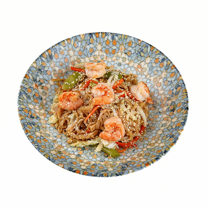 Удон с креветками