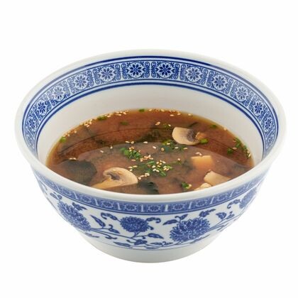 Мисо суп с лососем