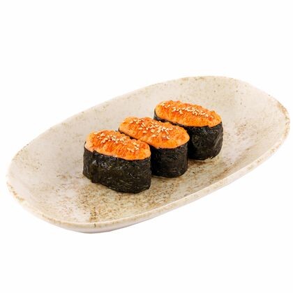 Запеченные суши с креветкой