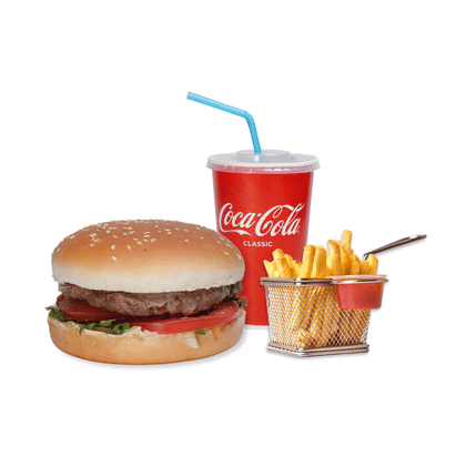 Комбо говяжий бургер