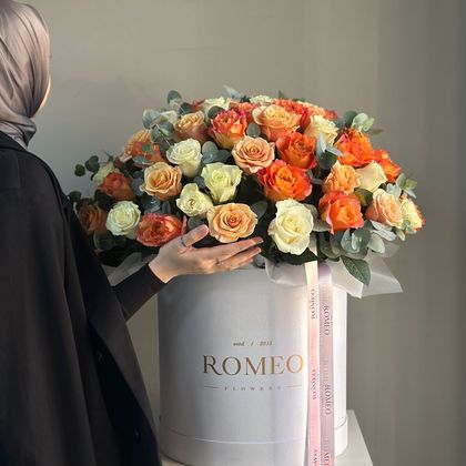 Wow коробка из роз