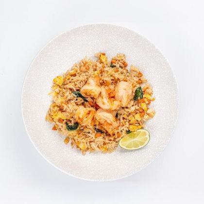 Тяхан с креветками