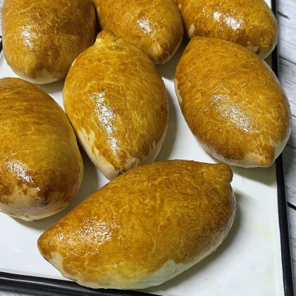 Фуршетные пирожки с Луком и яйцом. 10 шт.