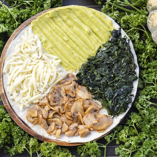 Vegetarian Triangle Wrap 🥑