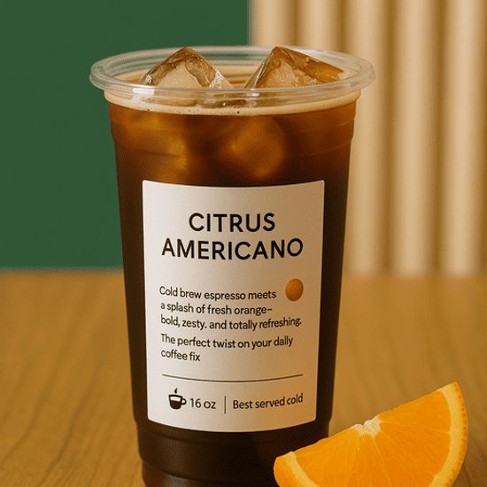 Iced Orange Americano