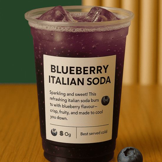 Blueberry Italian Soda 🫐
