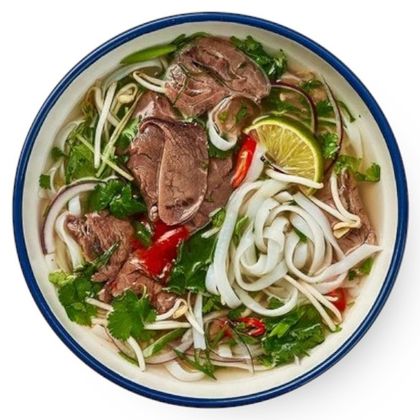 Pho Bo soup with beef