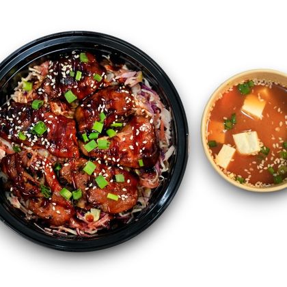 Teriyaki chicken set