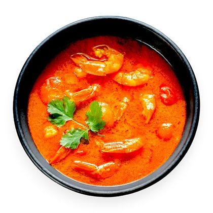 Tom Yum with shrimps