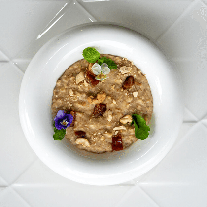 Protein oatmeal porridge (GF, LF, VGT)