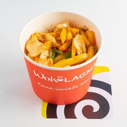 Фри с курицей