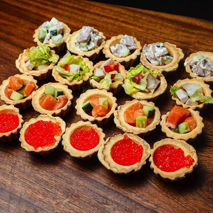 Тарталетки Ассорти 20шт/ ПРЕДЗАКАЗ