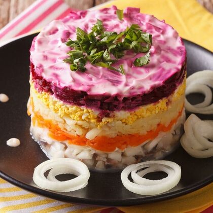 Салат Сельдь под шубой