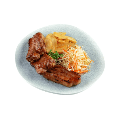 Ребрышки с картофельными дипперами