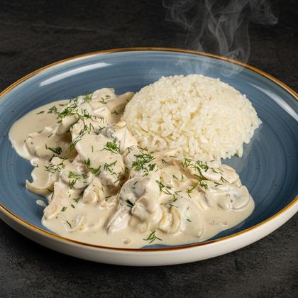 КУРИЦА С ГРИБАМИ