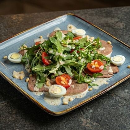 Салат с языком