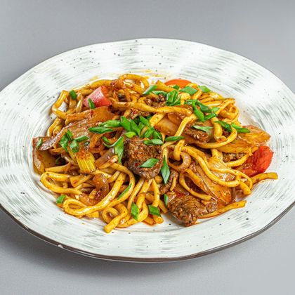 Каурма лагман в соевом соусе!