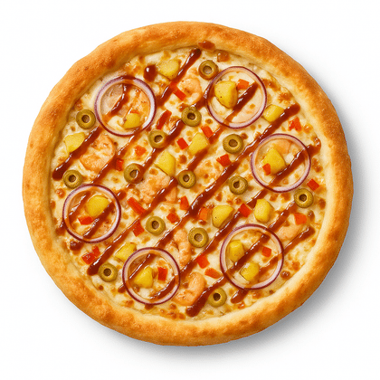 Пицца с лососем