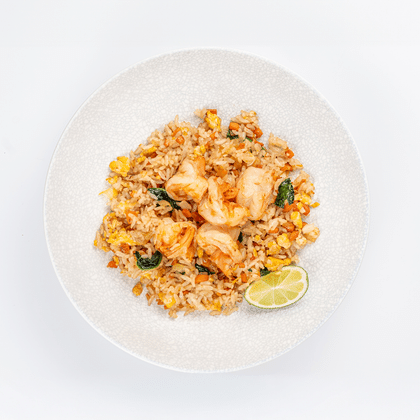 Тяхан с креветками