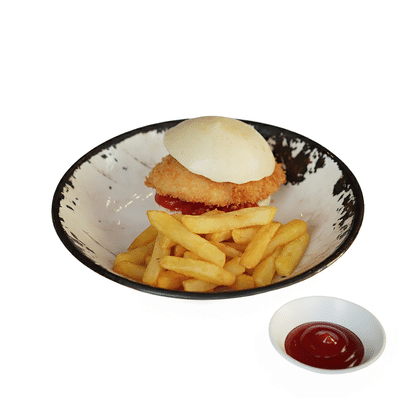 ДМ Бао бургер с фри