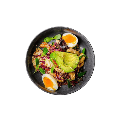 Салат с курицей и авокадо