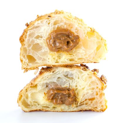 Круассан со Сгущенкой и Грецким Орехом