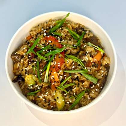 Тяхан с говядиной