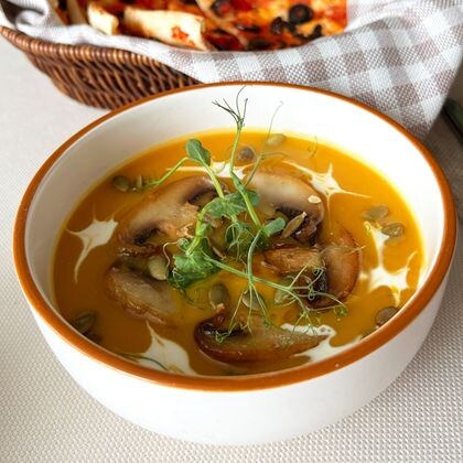 Крем суп из тыквы