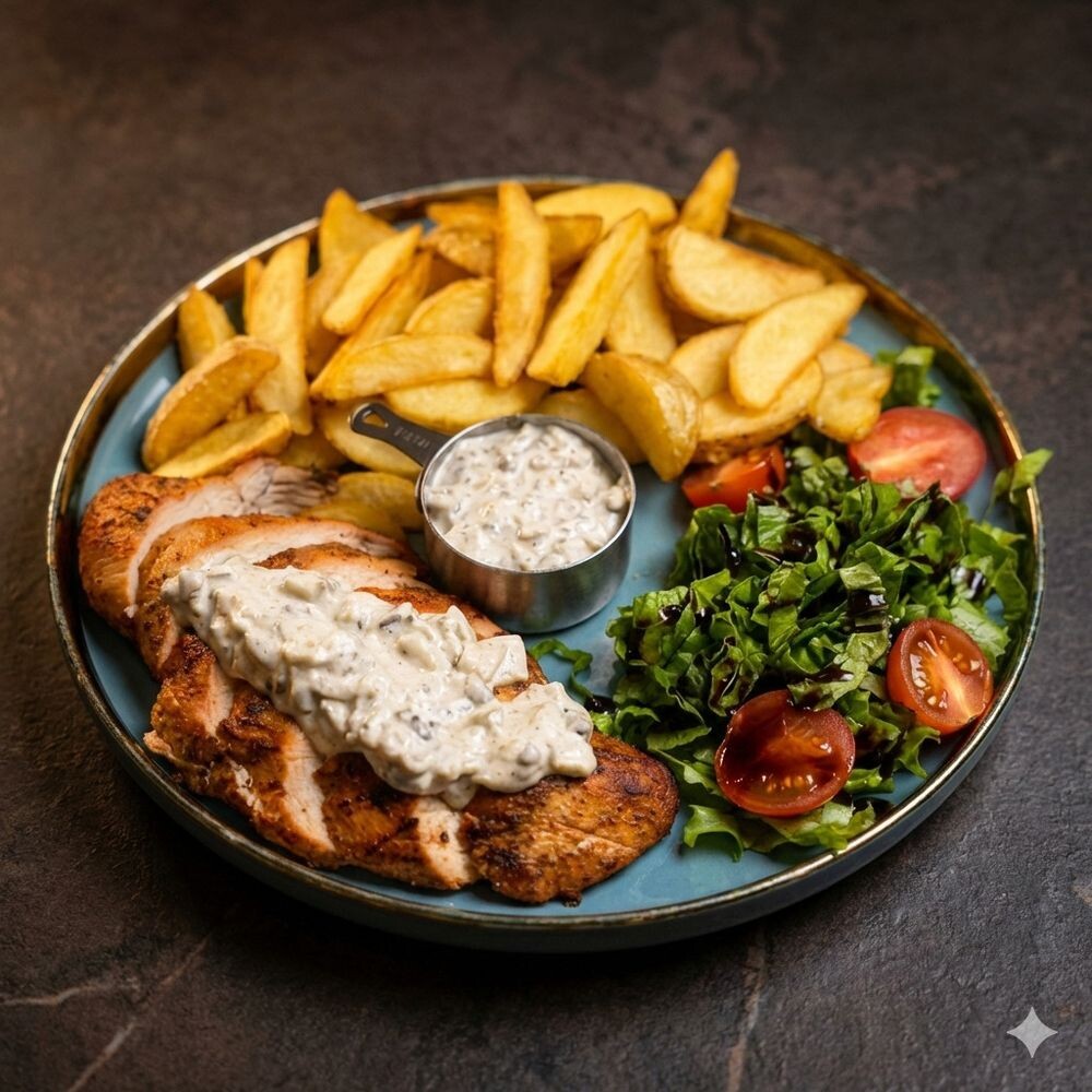 Куринное филе в золотистой корочке