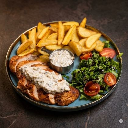 Куринное филе в золотистой корочке