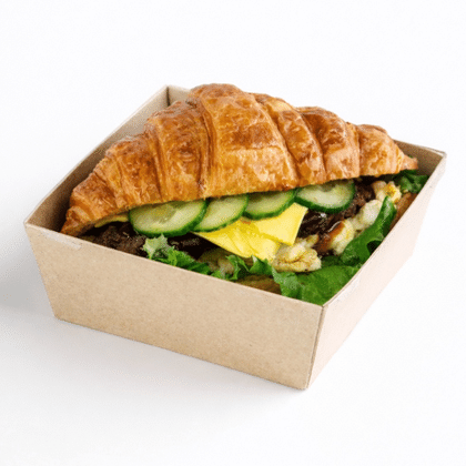 Круассан с котлетой классической с собой