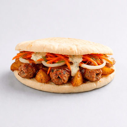 Пита с бараниной на гриле