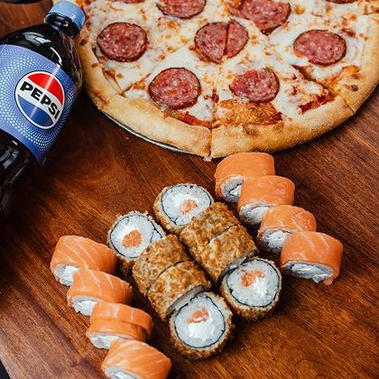 Комбо Дастархан (Пицца Роллы ПЕПСИ)