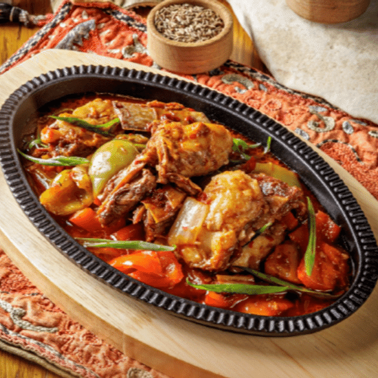 РЕБРА БАРАНИНЫ НА ЖАРОВНЕ