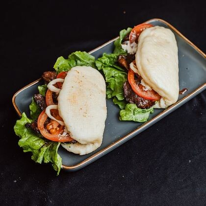 Бао бургер с говядиной 2шт