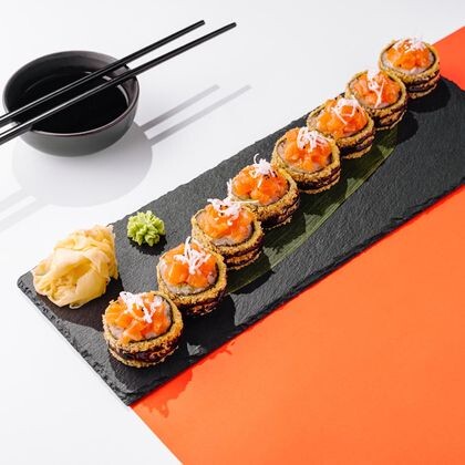 Tempura Sake Tartar