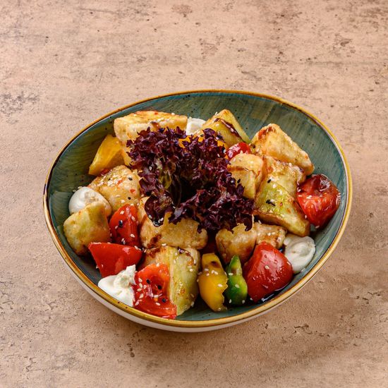 Салат с баклажанами