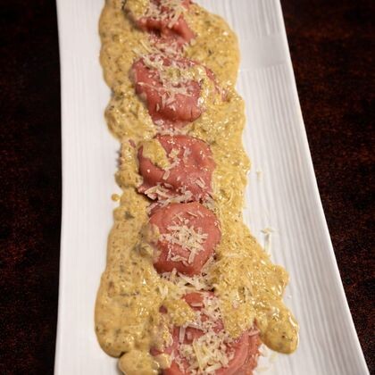 Равиоли с камчатским крабом