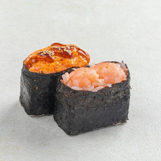 Гункан с креветками