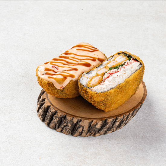 Суши-Бургер с креветками