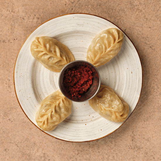 Манты с тыквой на пару 4 шт