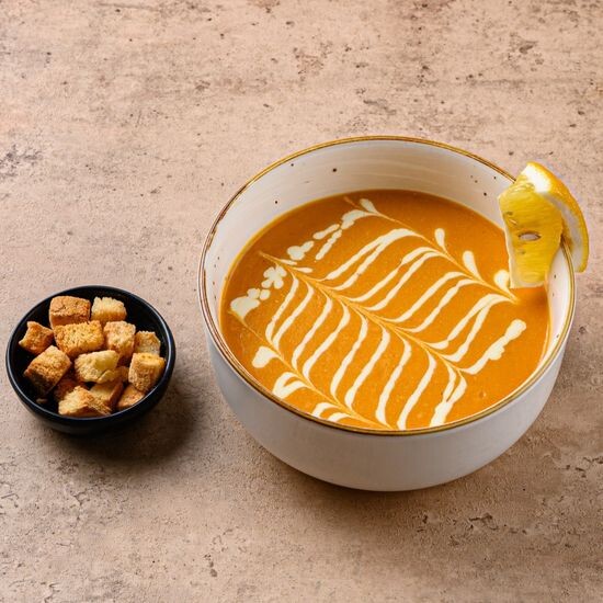 Крем суп из чечевицы