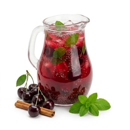 Лимонад Вишневый Чиа с корицей 1л