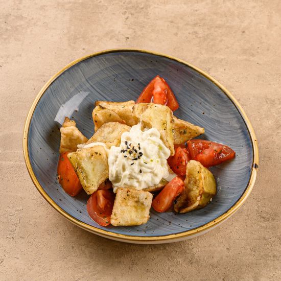 Баклажаны со страчателлой