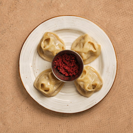 Манты на пару 4 шт