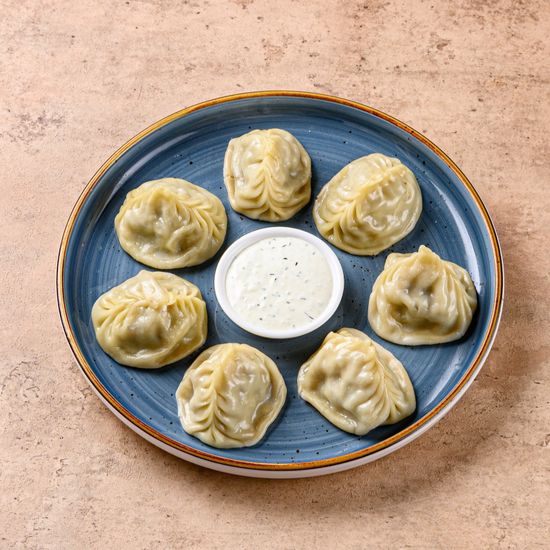 Манты с тыквой на пару 7 шт